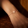 Eight-Pointed Star Diamond Bracelet