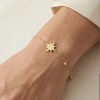 Eight-Pointed Star Diamond Bracelet