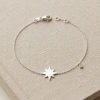 Eight-Pointed Star Diamond Bracelet