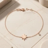 Eight-Pointed Star Diamond Bracelet