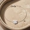 Four-Leaf Clover Diamond Bracelet