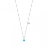 Enamel Star Diamond Necklace
