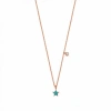 Enamel Star Diamond Necklace