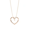 Aşkın Simgesi Kalpli Altın Kolye