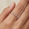 Baguette Stone Modern Gold Ring