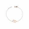 My Babys First Steps Plaque Gold Bracelet