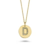 D Harfi Altın Kolye