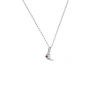 L Harfi Yıldızlı Gümüş Kolye