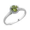 Peridot Tek Taş Yüzük