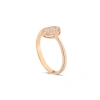 Pırlantalı Oval Pave Taşlı Yüzük