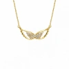 Stoned Wing Necklace