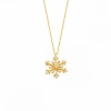 Stone Snowflake Necklace