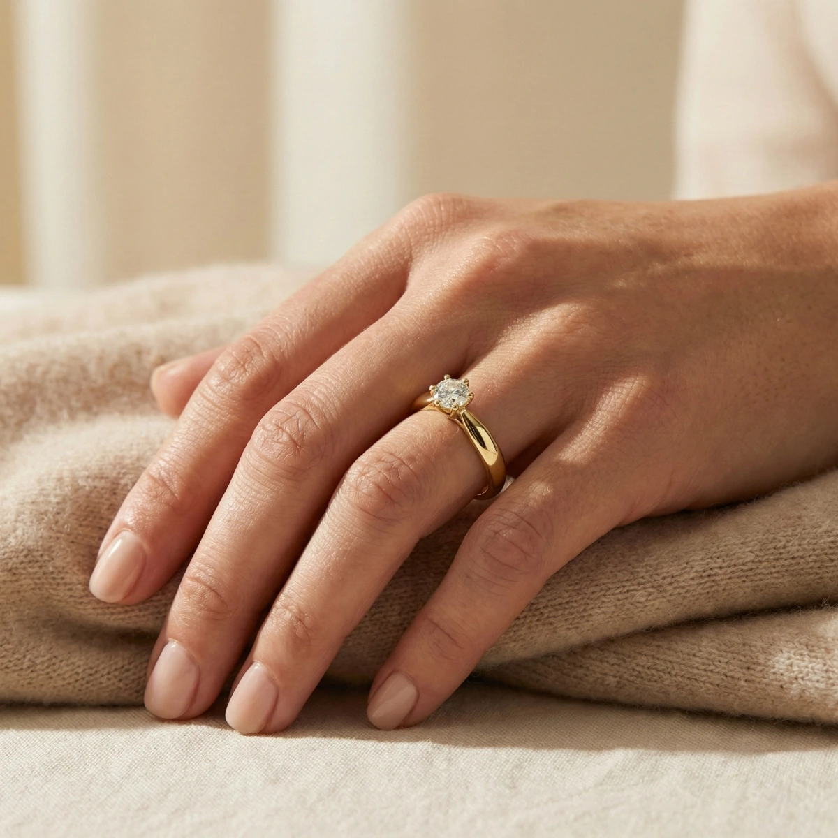 0,05 ct Elysia Tektaş Pırlanta Yüzük