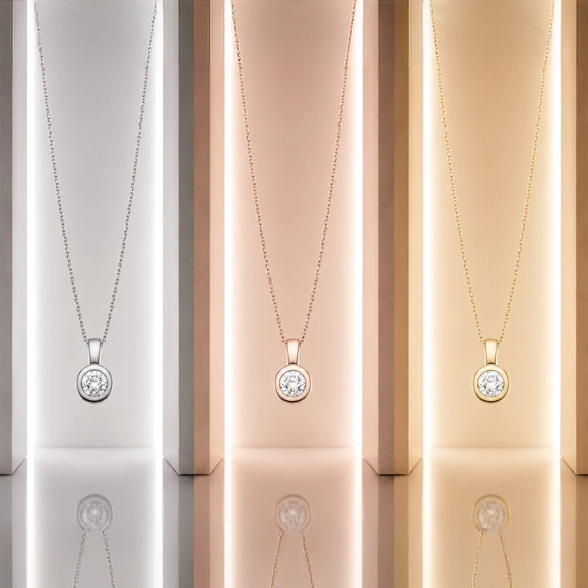 0,05 ct Helen Tektaş Pırlanta Kolye