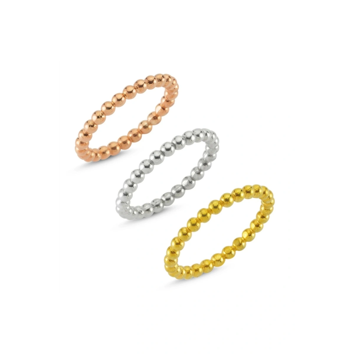 Üçlü Tam Tur Toplu Yüzük