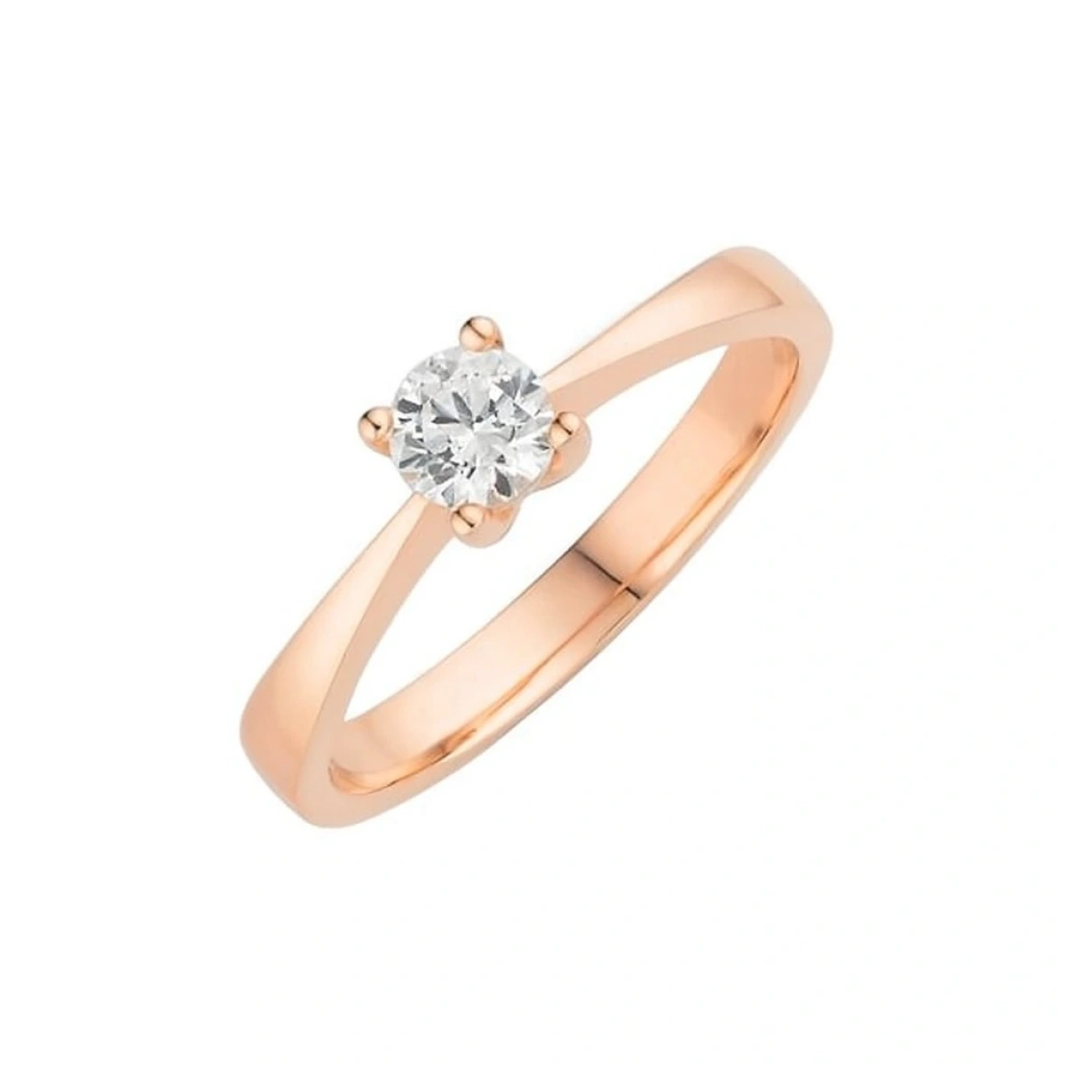 0,05 ct Luna Tektaş Pırlanta Yüzük