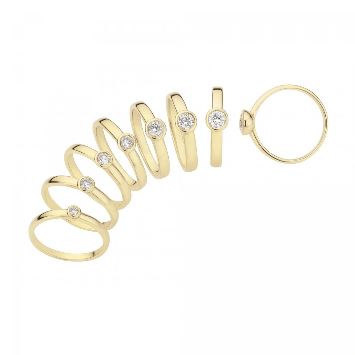 0,05 ct Novia Tektaş Pırlanta Yüzük