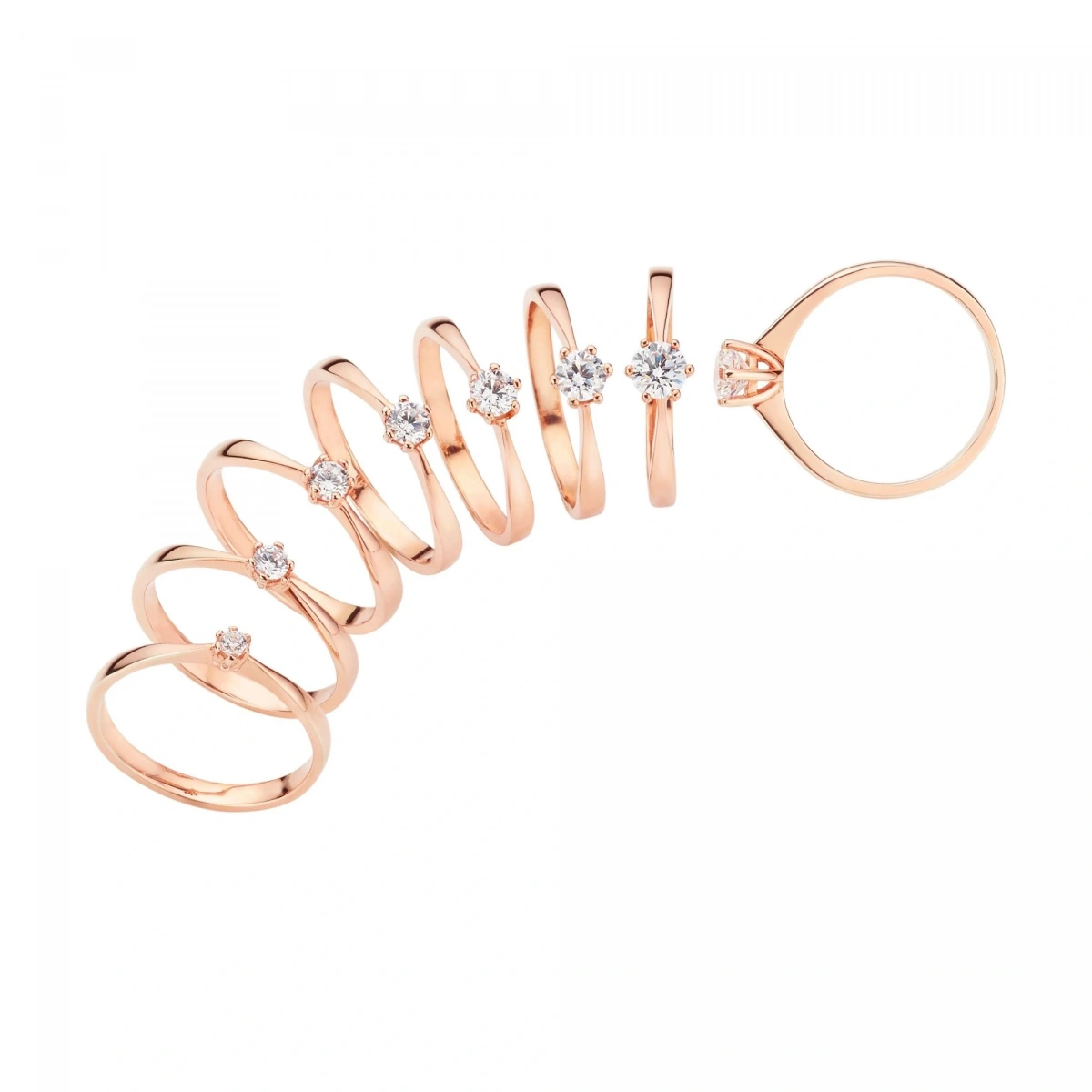 0,05 ct Alira Tektaş Pırlanta Yüzük