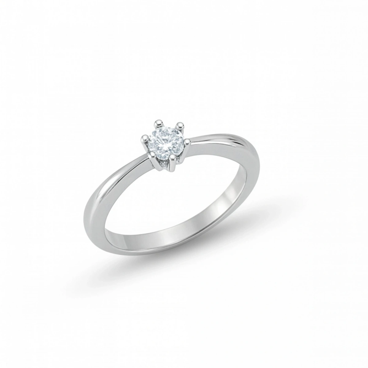 0,05 ct Amor Tektaş Pırlanta Yüzük