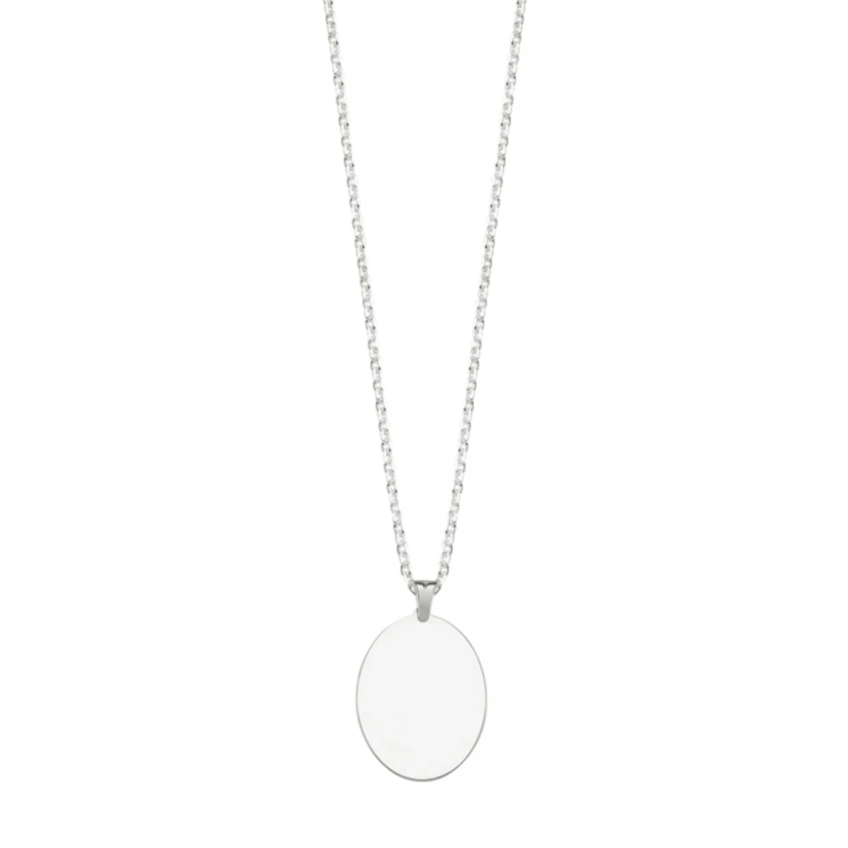 Lazer Kesim Orta Daire Plaka Kolye