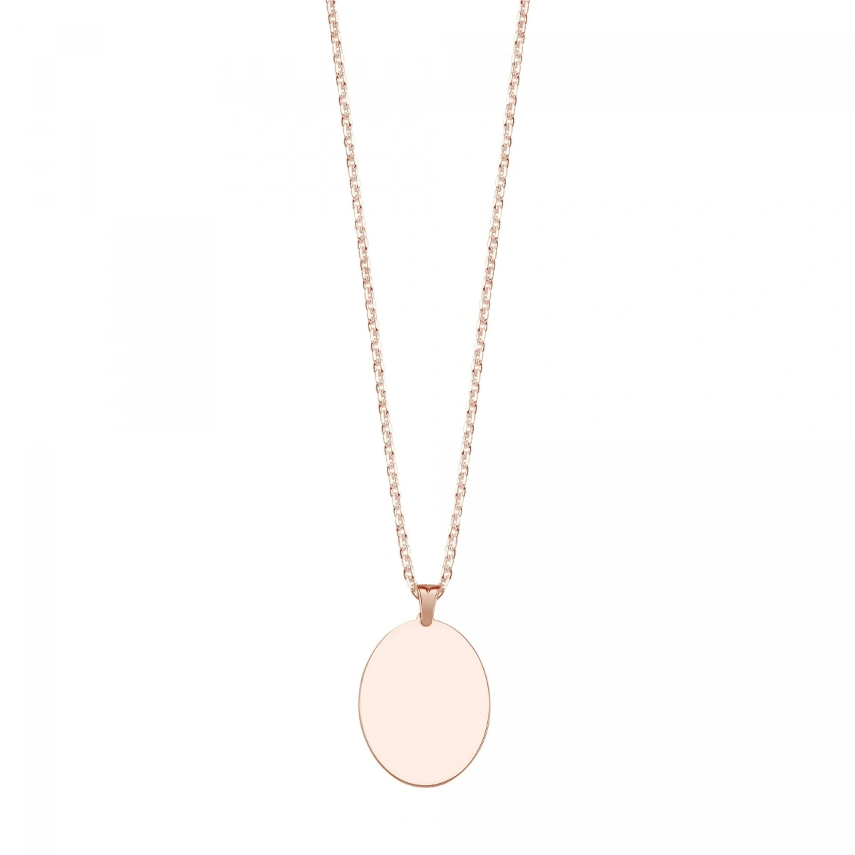 Lazer Kesim Orta Daire Plaka Kolye