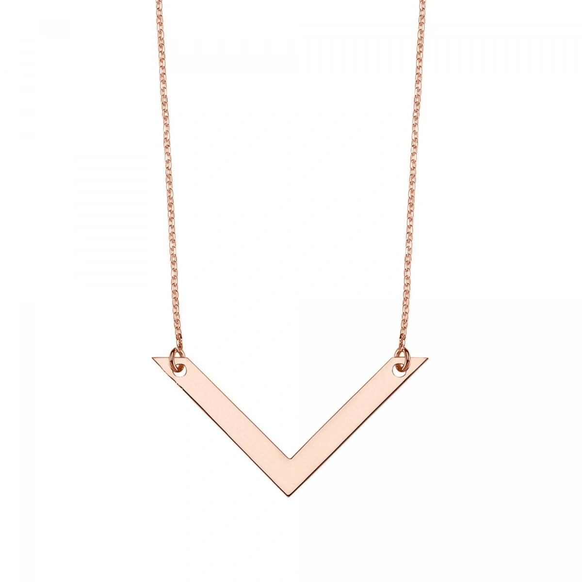 Lazer Kesim V Plaka Kolye