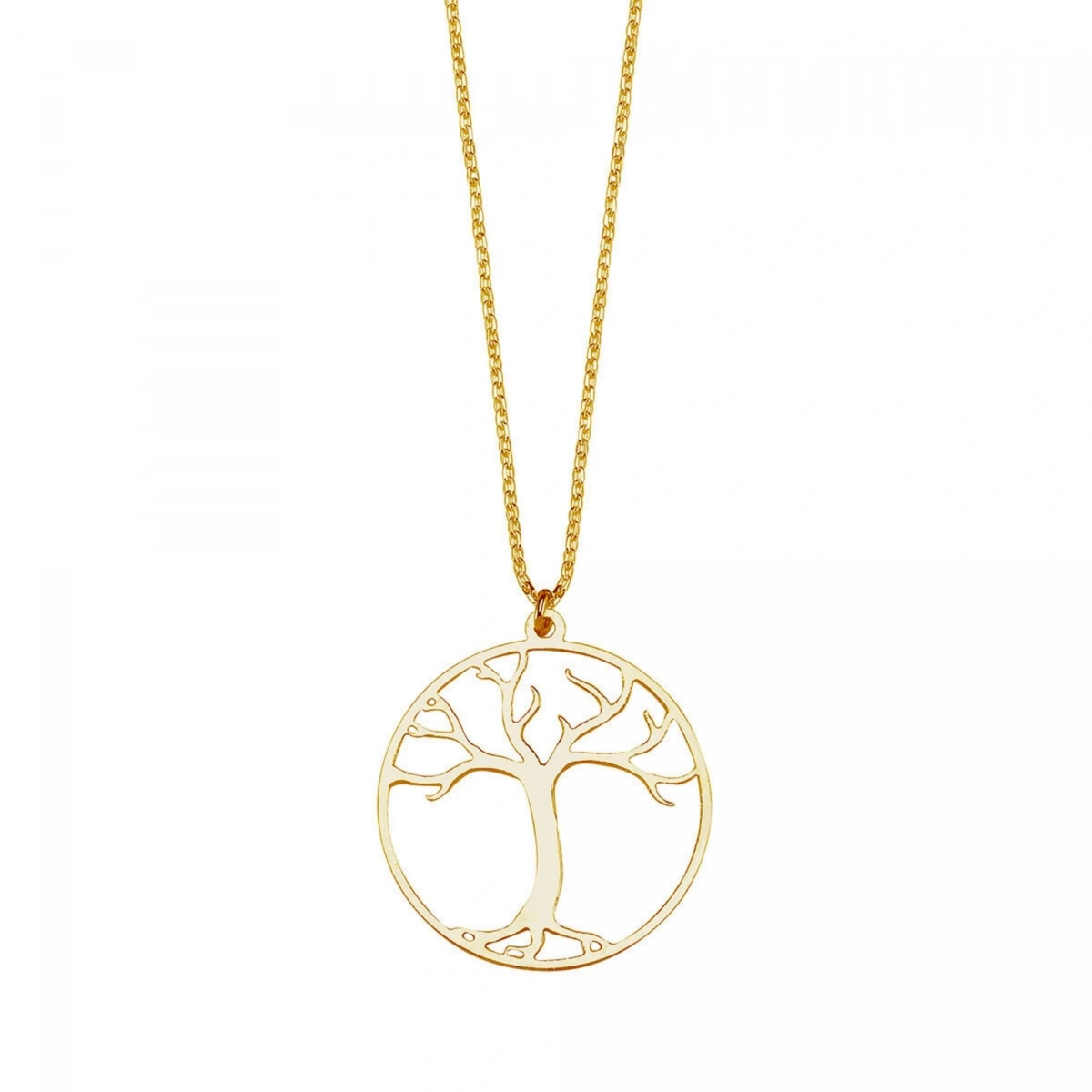 Lazer Kesim Hayat Ağacı Kolye