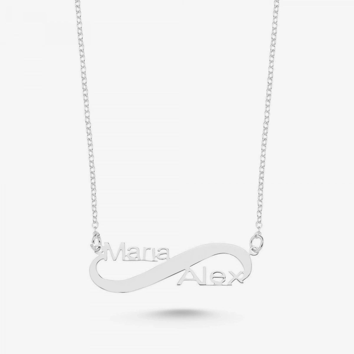 Lazer Kesim Sonsuzluk İsim Kolye