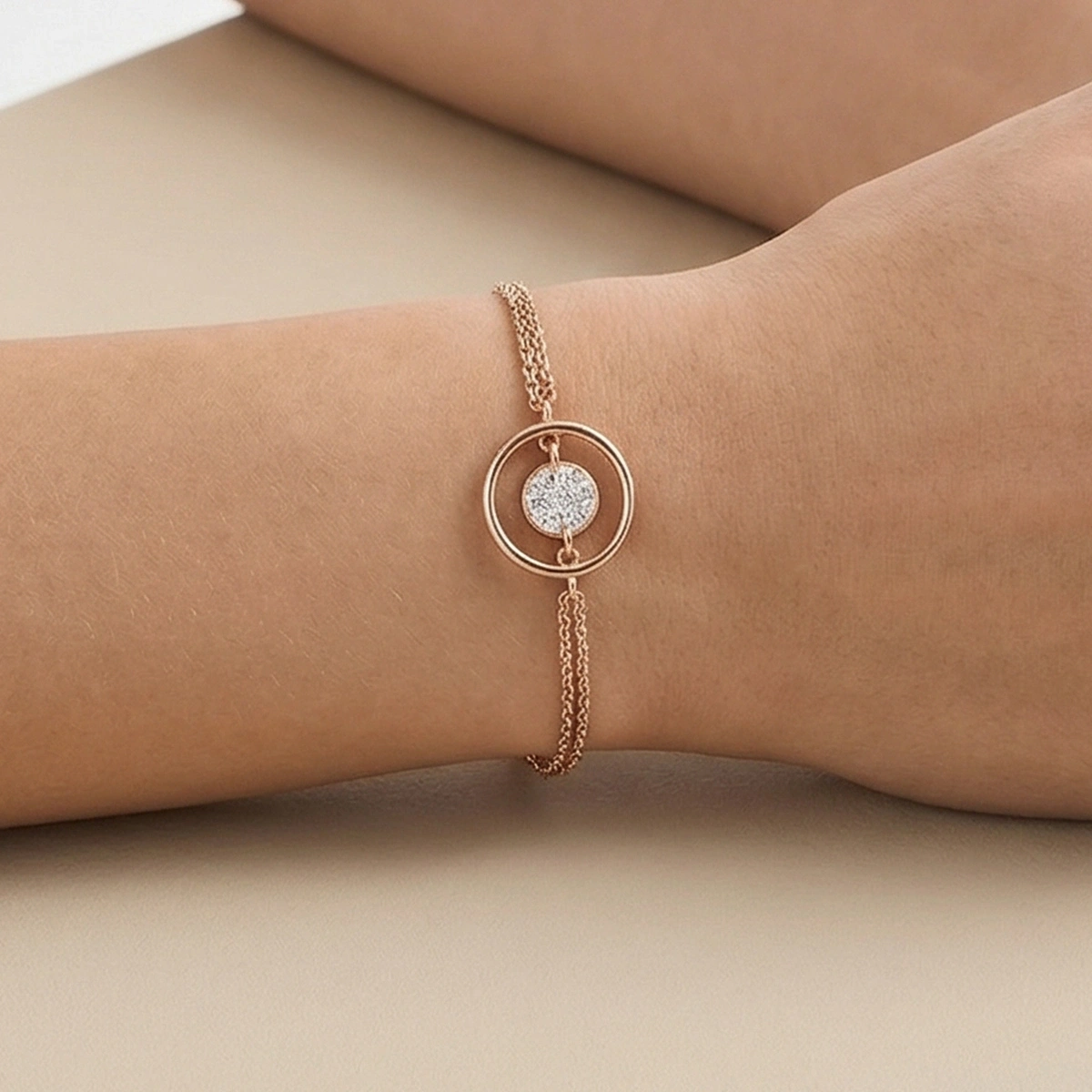 Modern Denge Altın Bileklik