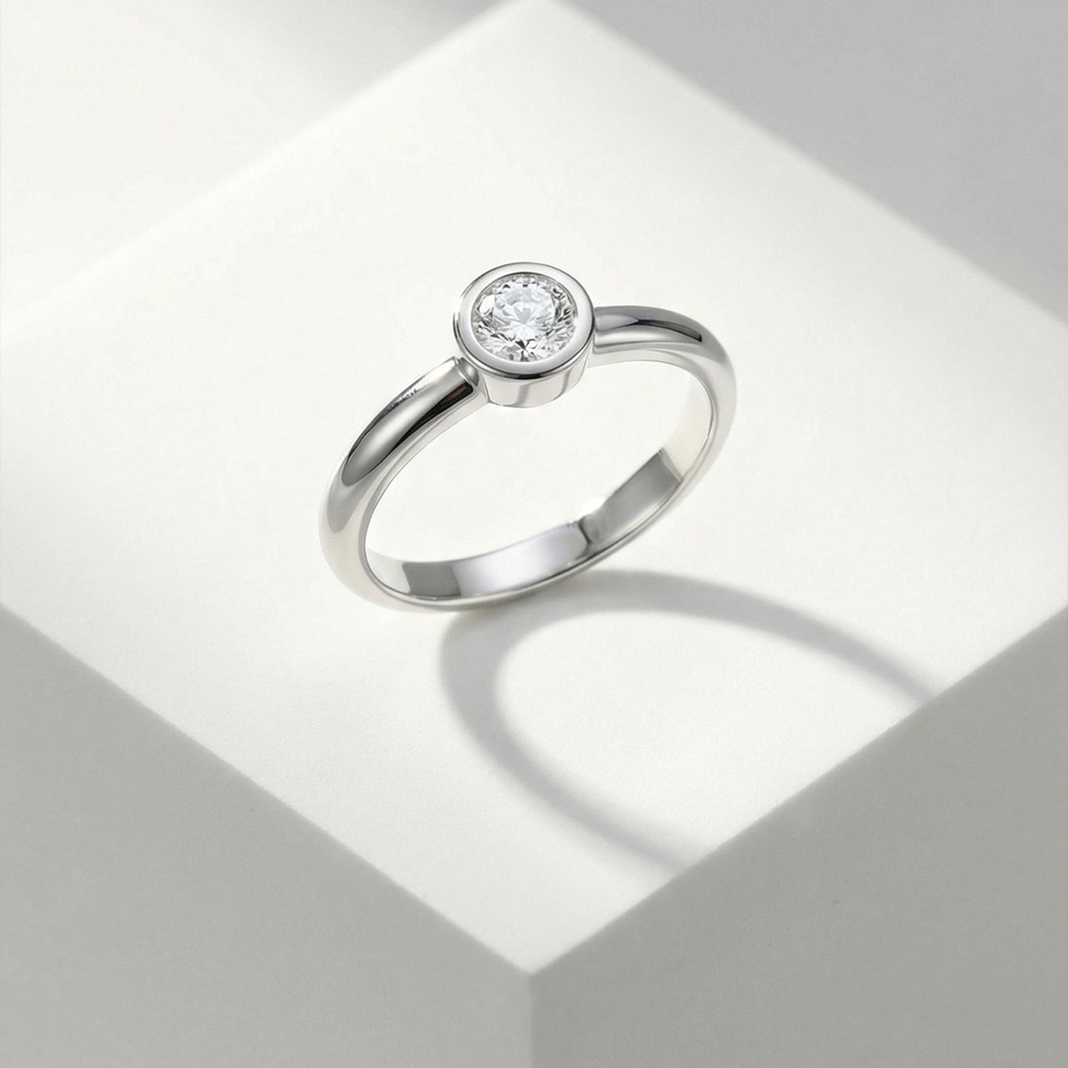 0,05 ct Moren Tektaş Pırlanta Yüzük