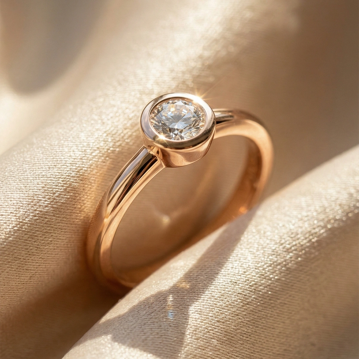 0,05 ct Moren Tektaş Pırlanta Yüzük