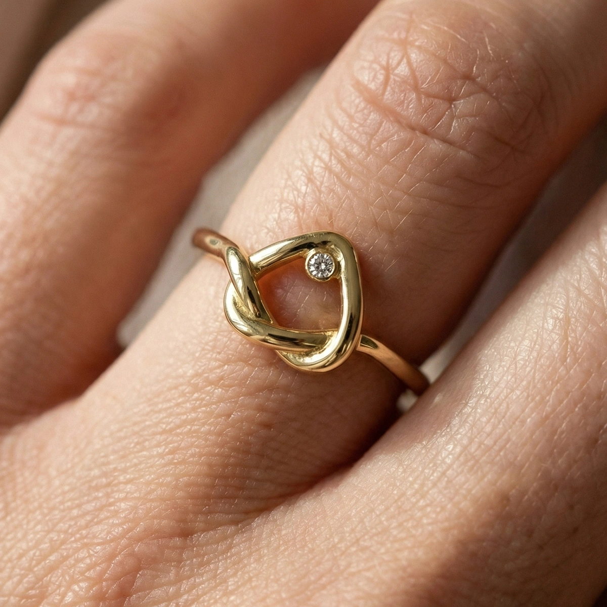 Aşk Düğümü Pırlanta Yüzük