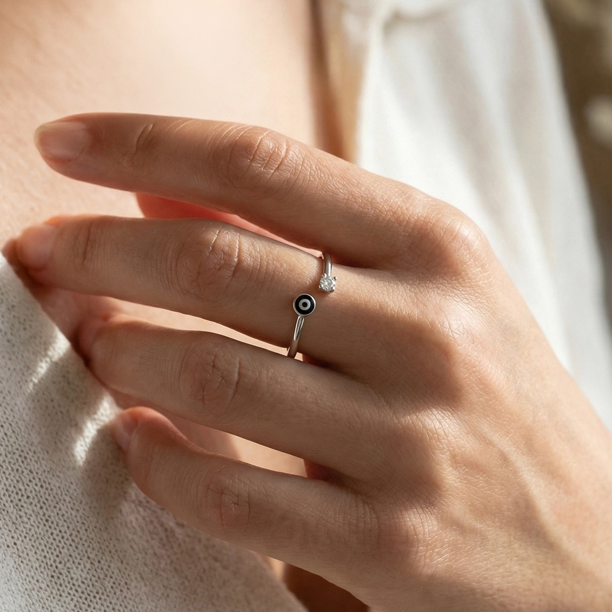 Nazar Pırlanta Yüzük