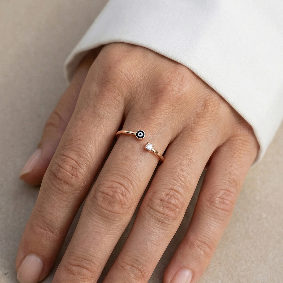 Nazar Pırlanta Yüzük