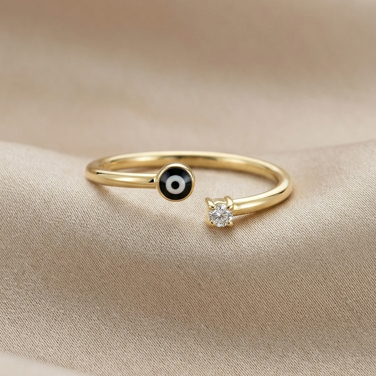 Nazar Pırlanta Yüzük