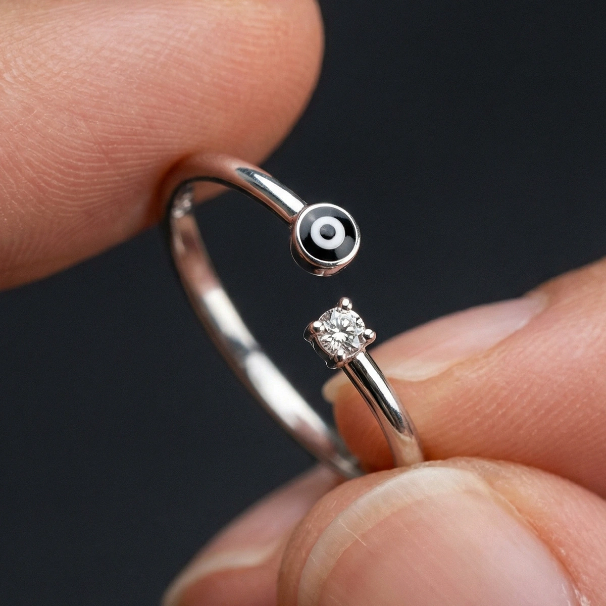 Nazar Pırlanta Yüzük