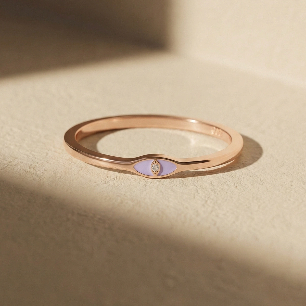 Göz Mineli Pırlanta Yüzük