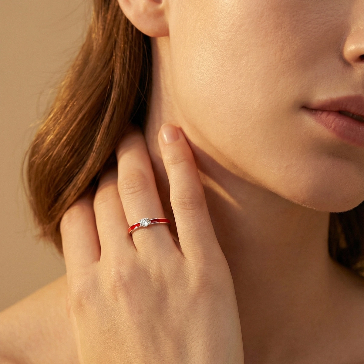 Candy Mineli Markiz Pırlanta Yüzük