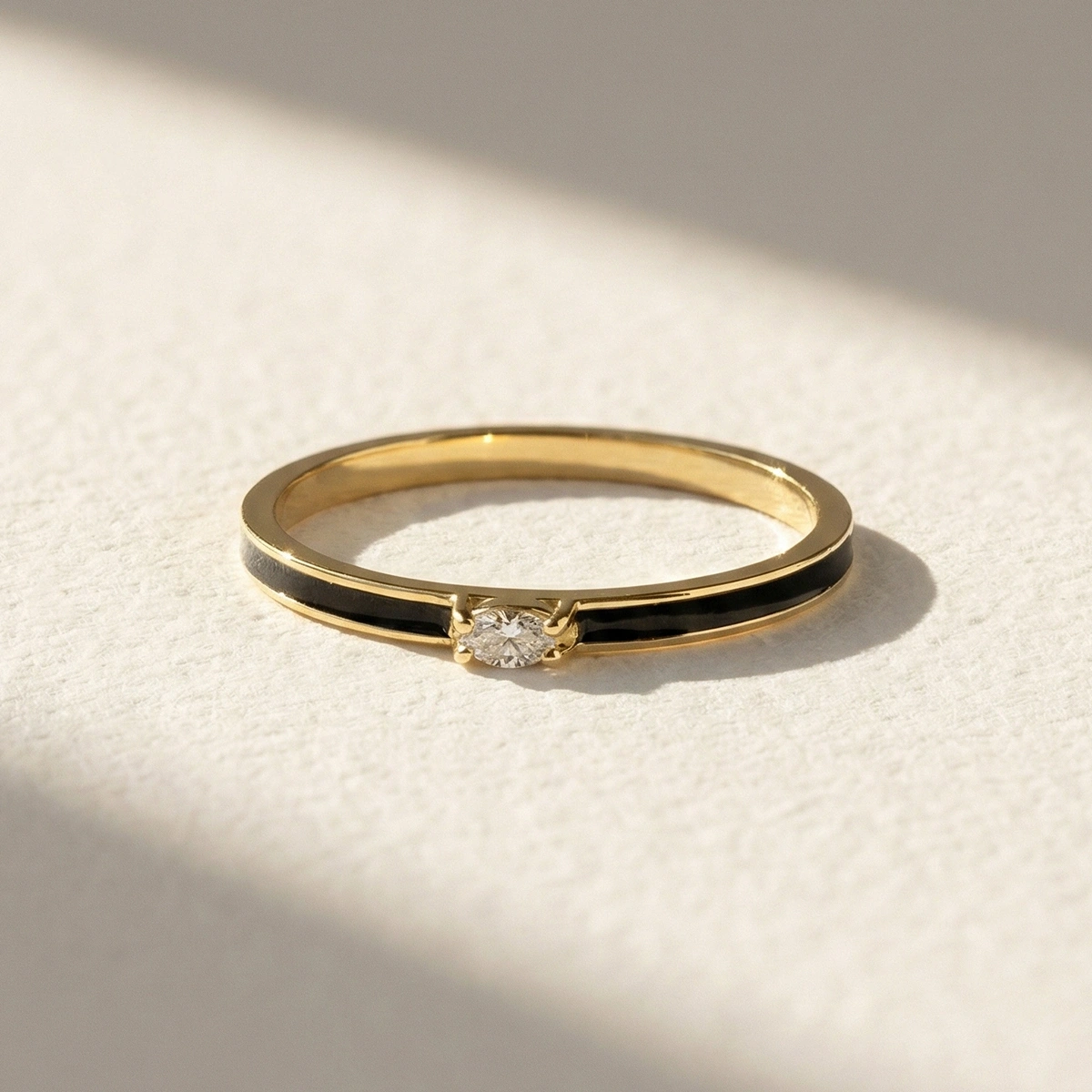 Candy Mineli Markiz Pırlanta Yüzük