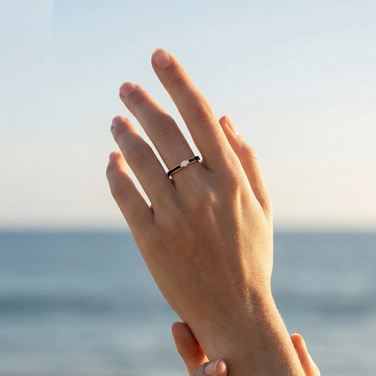 Candy Mineli Markiz Pırlanta Yüzük