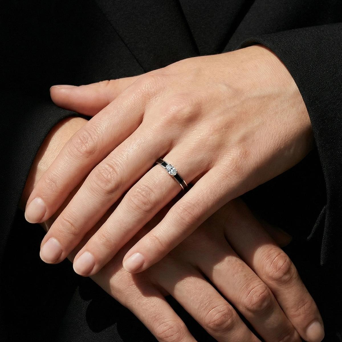 Candy Mineli Markiz Pırlanta Yüzük