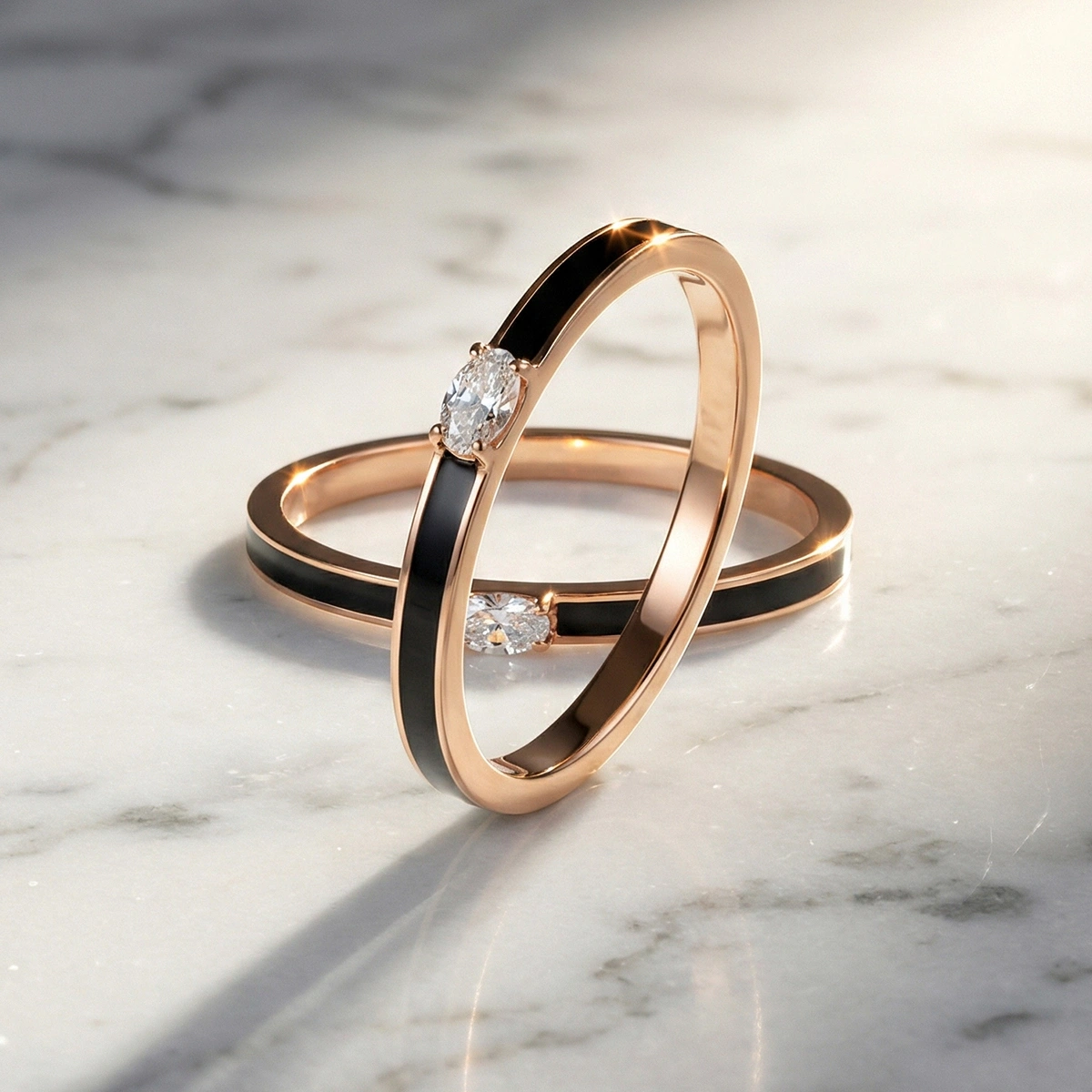 Candy Mineli Markiz Pırlanta Yüzük