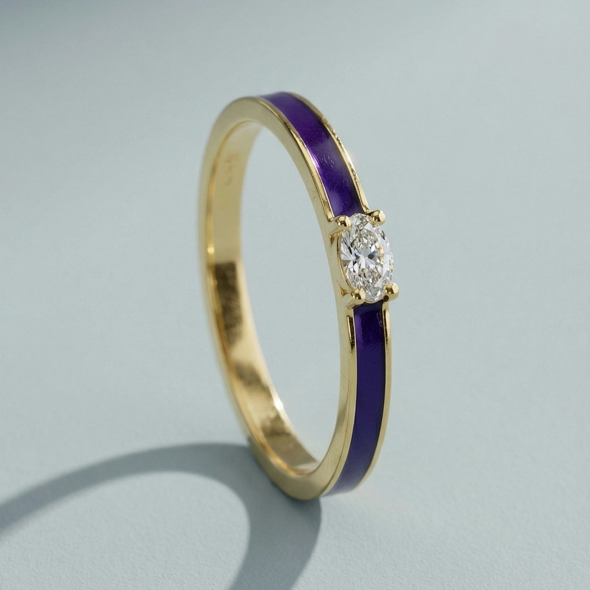 Candy Mineli Markiz Pırlanta Yüzük