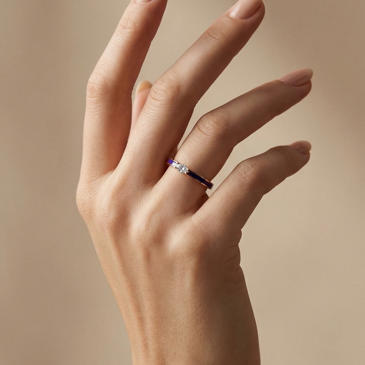 Candy Mineli Markiz Pırlanta Yüzük