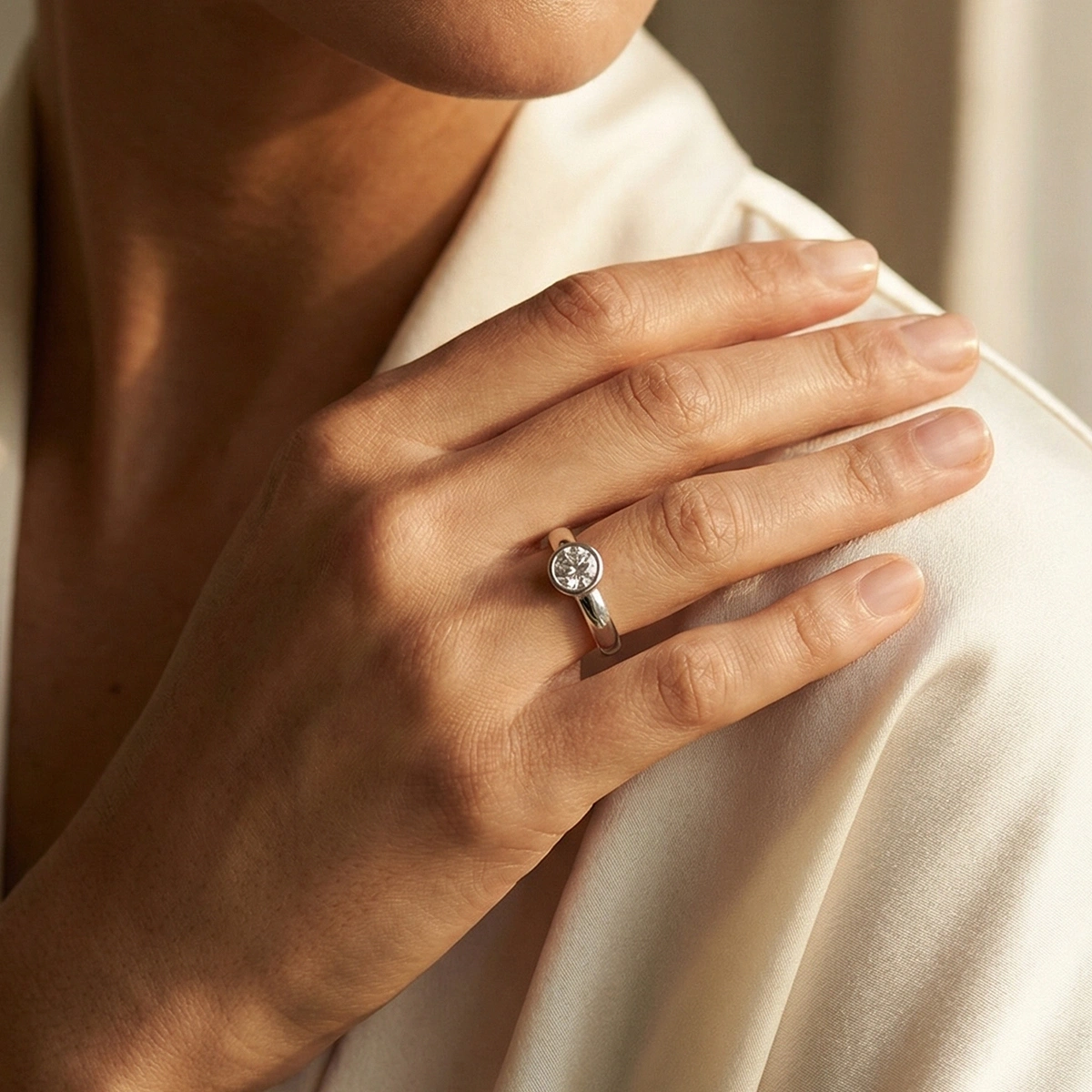 0,05 ct Novia Tektaş Pırlanta Yüzük