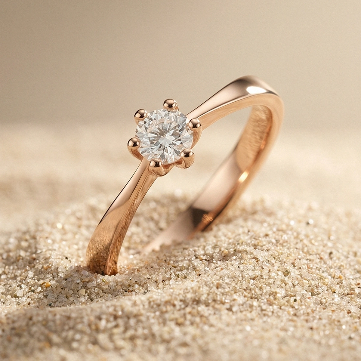 0,05 ct Alira Tektaş Pırlanta Yüzük