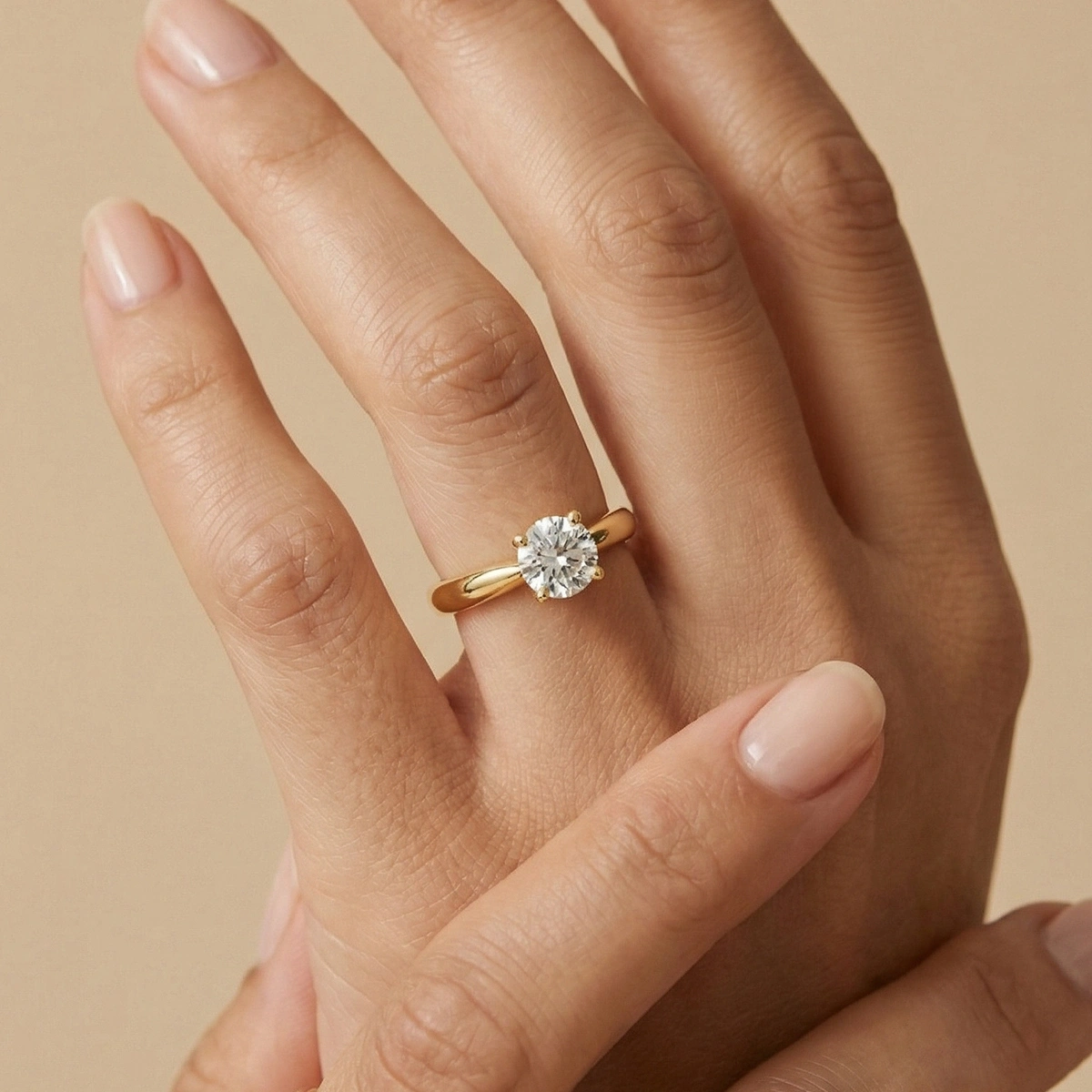 0,05 ct Viola Tektaş Pırlanta Yüzük