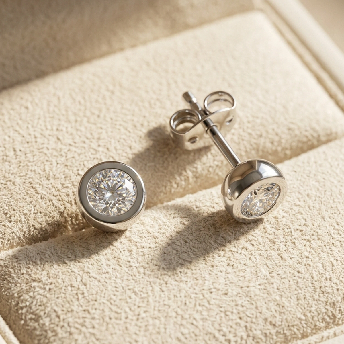 0,05 ct Helen Tektaş Pırlanta Küpe