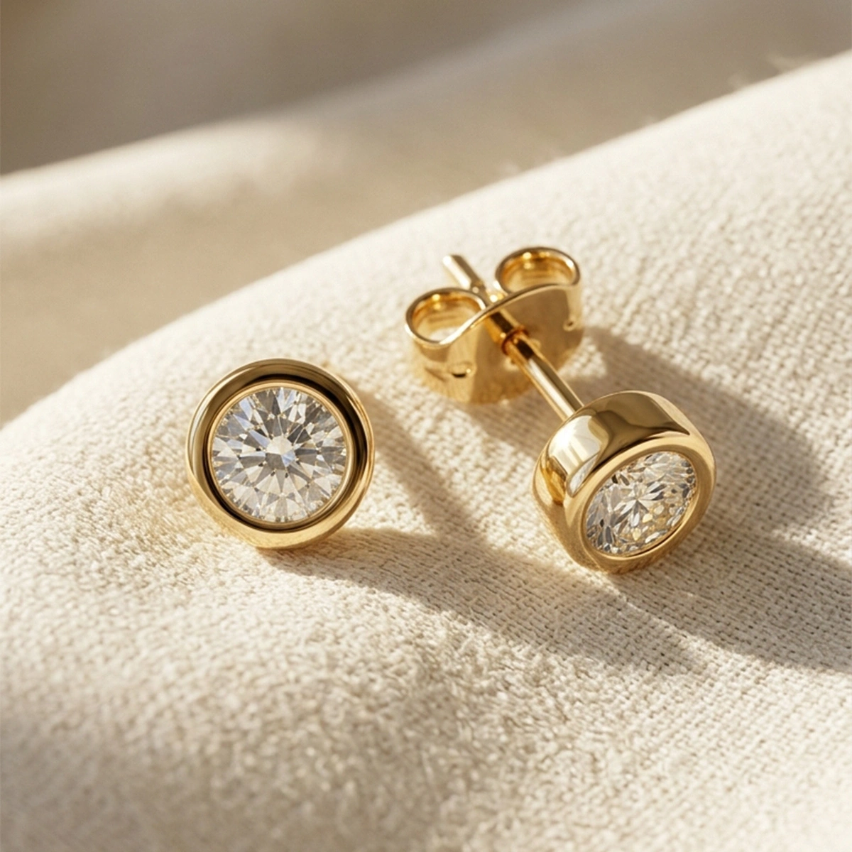 0,05 ct Helen Tektaş Pırlanta Küpe