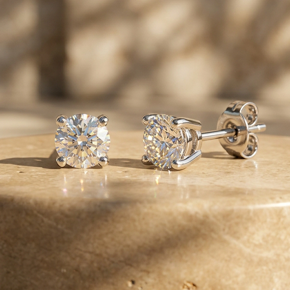 0,05 ct Vera Tektaş Pırlanta Küpe